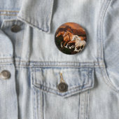 Arizona wilde paarden ronde button 5,7 cm (In situ)