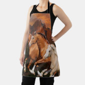 Arizona wilde paarden schort (Insitu)