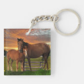 Arizona wilde paarden sleutelhanger (Achterkant)