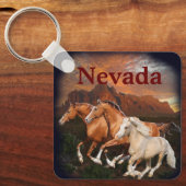 Arizona wilde paarden sleutelhanger (Voorkant)