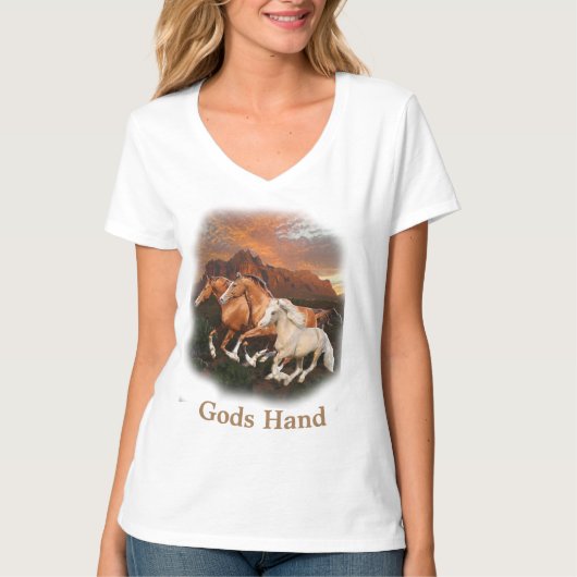 Arizona wilde paarden t-shirt (Voorkant)