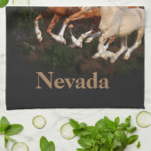 Arizona wilde paarden theedoek (Gevouwen)