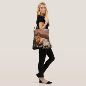 Arizona wilde paarden tote bag (Op model)
