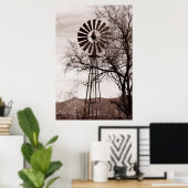 Arizona Windmill Poster (Thuiskantoor)