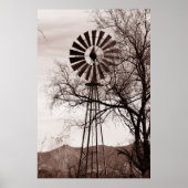 Arizona Windmill Poster (Voorkant)