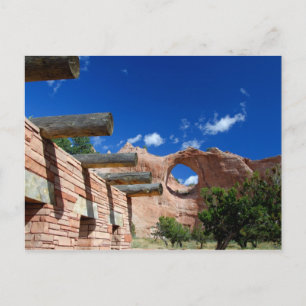 Arizona, Window Rock. Hoofdstad van de Navajo Briefkaart