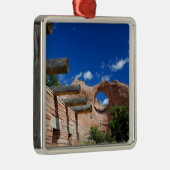 Arizona, Window Rock. Hoofdstad van de Navajo Metalen Ornament (Rechts)