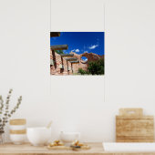 Arizona, Window Rock. Hoofdstad van de Navajo Poster (Keuken)