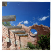 Arizona, Window Rock. Hoofdstad van de Navajo Tegeltje (Voorkant)