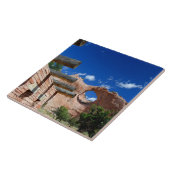 Arizona, Window Rock. Hoofdstad van de Navajo Tegeltje (Zijkant)