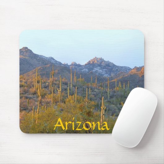 Arizona Winter Cactus Mousepad Muismat (Met muis)