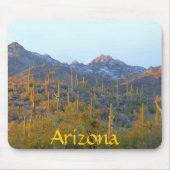 Arizona Winter Cactus Mousepad Muismat (Voorkant)
