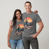 Arizona-woestijn bij zonsondergang t-shirt (Unisex)