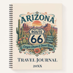 Arizona Woestijn Boho Route 66 Journal Sfeer Notitieboek