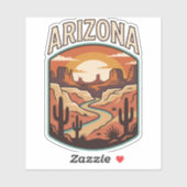 Arizona Woestijn Erfgoed Sticker (Vel)