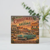 Arizona Woestijn Kerstgroeten (Staand voorkant)