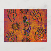 Arizona Woestijn Kunst Briefkaart (Achterkant)