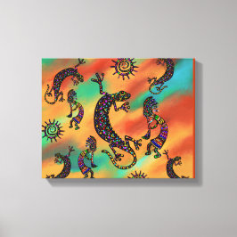 Arizona Woestijn Kunst Canvas Afdruk