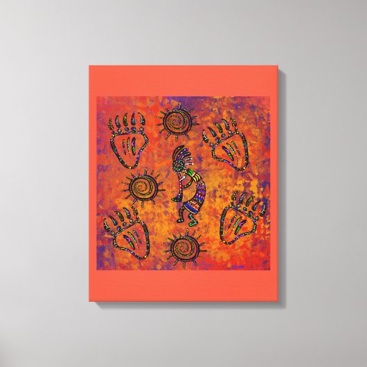 Arizona Woestijn Kunst Canvas Afdruk (Voorkant)