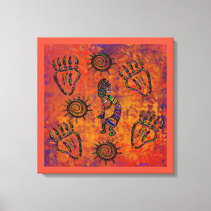 Arizona Woestijn Kunst Canvas Afdruk