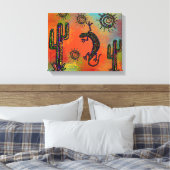 Arizona Woestijn Kunst Canvas Afdruk (Insitu (Slaapkamer))