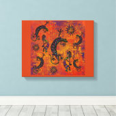 Arizona Woestijn Kunst Canvas Afdruk (Insitu (Houten vloer))