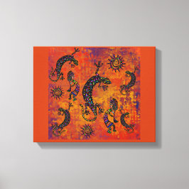 Arizona Woestijn Kunst Canvas Afdruk