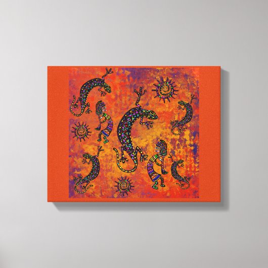 Arizona Woestijn Kunst Canvas Afdruk (Voorkant)