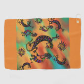 Arizona Woestijn Kunst Golfhanddoek (Horizontaal)