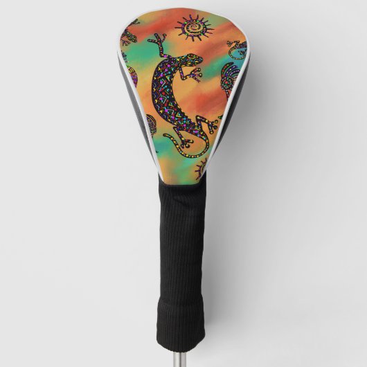 Arizona Woestijn Kunst Golfheadcover (Voorkant)