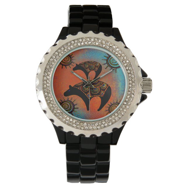 Arizona Woestijn Kunst Horloge (Voorkant)