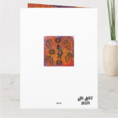 Arizona Woestijn Kunst Kaart (Achterkant)