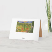 Arizona Woestijn Kunst Kaart (Achterkant)