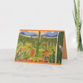 Arizona Woestijn Kunst Kaart