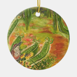 Arizona Woestijn Kunst Keramisch Ornament