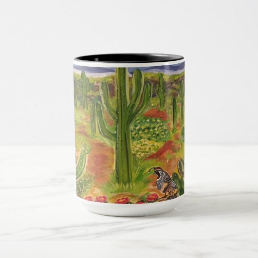 Arizona Woestijn Kunst Mok (Midden)