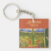 Arizona Woestijn Kunst Sleutelhanger (voorkant)