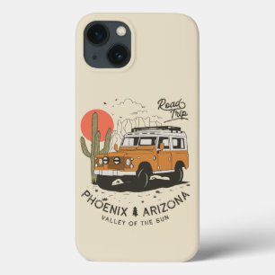 Arizona Woestijn Zonsondergang Wegreis Cactus Phoe Case-Mate iPhone Case