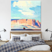 Arizona Wolken door Edgar Payne Canvas Afdruk (Insitu (Slaapkamer))