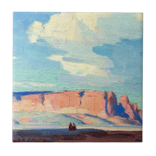 Arizona Wolken door Edgar Payne Tegeltje