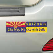 Arizona: Zoals New Mexico Bumpersticker (Op auto)