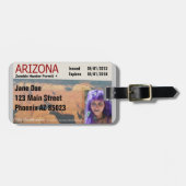 Arizona Zombie Hunter Permit Bagagelabel (Voorkant horizontaal)