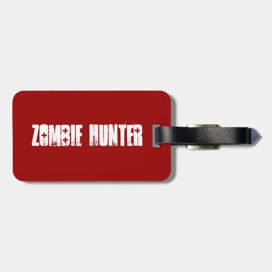 Arizona Zombie Hunter Permit Bagagelabel (Achterkant horizontaal)