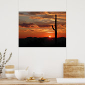 Arizona Zonsondergang Poster (Keuken)