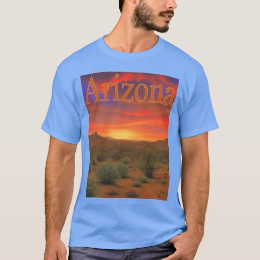 Arizona-zonsondergang T-shirt (Voorkant)