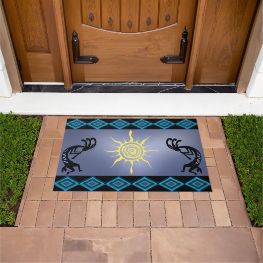 Arizona Zuidwest Sun Kokopelli Doormat Deurmat (Buiten)