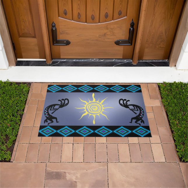 Arizona Zuidwest Sun Kokopelli Doormat Deurmat (Buiten)