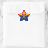 Arizonaanse vlag ster sticker (Tas)