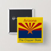 Arizonan Flag Button (Voorkant /achterkant)