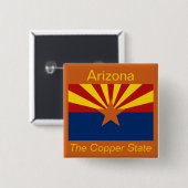 Arizonan Flag Button (Voorkant /achterkant)